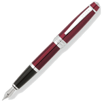 This Bailey Red Lacquer Fountain Pen is by Cross and will come in a branded gift box.