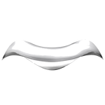 The Georg Jensen stainless steel Cobra oval tray.