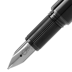 montblanc black cosmos starwalker doue fountain pen nib