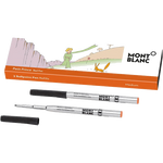 The Montblanc red fox Le Petit Prince medium ballpoint refills.