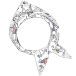 This is the Radley Chalk Off on an Adventure Bandana.