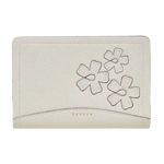 The Chancery Cutwork Floral Chalk Medium Zip Around Purse by Radley.