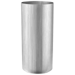 This is the Georg Jensen Stainless Steel Bernadotte Large Vase.