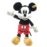 Steiff's Soft Cuddly Friends Disney Originals Mickey Mouse is made out of soft plush.