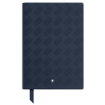 This Ink Blue Extreme 3.0 Fine Stationery Lined Notebook #146 by Montblanc has the snowcap emblem on the cover.