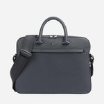 The Ray Navy Blue Faux Leather Document Case by BOSS.
