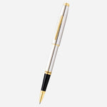 The Coventry Polished Chrome with Gold-Tone Appointments Rollerball Pen by Cross.
