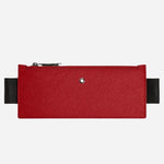 The Red Sartorial Leather Zipped 2-Pen Pouch with Elastic Strap by Montblanc.