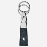 The Sartorial Tweed Blue Leather Loop Key Fob by Montblanc.