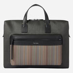 The Men's Folio with 'Signature Stripe' Coated Canvas Pocket by Paul Smith.