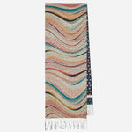 The Women's Loretta Swirl Mixed Wool Scarf by Paul Smith.