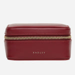 The Commute Street Carmine Small Zip Around Jewellery Box by Radley.