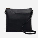 The Pockets Black Large Zip Top Cross Body Bag by Radley.