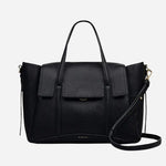 The Chancery Black Medium Flapover Multiway Bag by Radley.