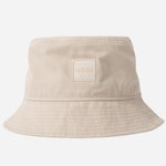 The Febas Beige Cotton Bucket Hat with Logo by BOSS.