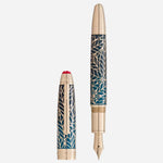 The Meisterstück Solitaire LeGrand Teal Romeo & Juliet Fountain Pen M by Montblanc.