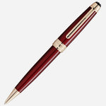 The Burgundy Red Meisterstück Solitaire Golden Hour Midsize Ballpoint Pen by Montblanc.