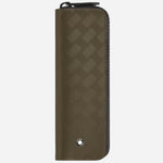 The Montblanc Extreme 3.0 Khaki Leather 1-Pen Pouch with Zip by Montblanc.