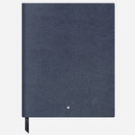 The Fine Stationery Large Ink Blue Sartorial Leather Notebook with Lined Pages by Montblanc.