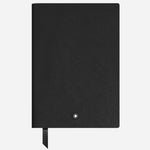 The Fine Stationery Medium Black Sartorial Leather Notebook with Lined Pages by Montblanc.