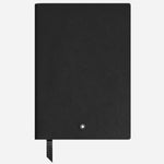 The Fine Stationery Medium Black Sartorial Leather Notebook with Squared Pages by Montblanc.