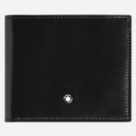 The Montblanc Meisterstück Black and Ink Blue Leather 8CC Wallet by Montblanc.