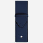 The Montblanc Meisterstück Ink Blue Leather Envelope 2-Pen Pouch by Montblanc.