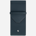 The Meisterstück Velvet Blue Envelope 3-Pen Pouch by Montblanc.