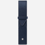 The Sartorial Ink Blue Leather One Pen Pouch by Montblanc.