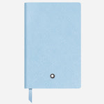 The Fine Stationery Small Pale Blue Sartorial Leather Notebook with Lined Pages by Montblanc.