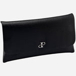 Side view of the Philipp Black Faux Leather Double Watch Wrap.