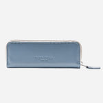 The Sky Blue Leather Zip Pencil Case by Yard-O-Led.