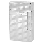 This S.T. Dupont Paris Silver Le Grand Cling Diamond Head Lighter is perfect for lighting cigars.