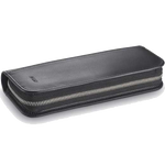 This is the LAMY A 403 Black Leather Zip 2 Pen Pouch.