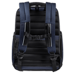 deep blue polyester backpac