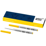 These are the Montblanc Yellow Great Characters, Walt Disney Ballpoint Refill (M).