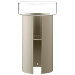 This LSA Terrazza Planter 60cm Concrete Grey is a large size and is great for larger indoor plants.