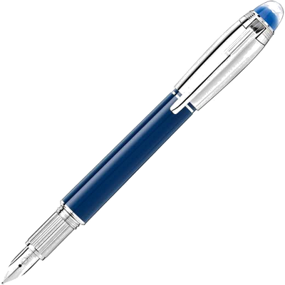 montblanc blue planet doue starwalker fountainr pen