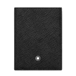 Montblanc Sartorial 4CC Mini Wallet in Black Leather.