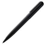 This LAMY black ballpoint pen comes with a ribbed nib.