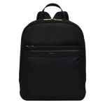 This Holland Park Black Recycled Polyester Zip-Top Backpack by Radley has a top grab handle and two padded shoulder straps.
