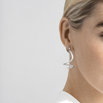 georg jensen moebius spiral silver earrings model