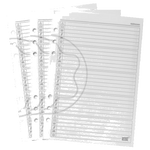 A5 50 White Premium Address Book Pages by Montblanc.