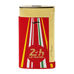 This Slim 7 24H du Mans Red & Gold Lighter by S. T. Dupont has the 24hr logo on the front in gold.