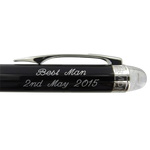 montblanc two line writing instrument cap engraving script font best man 256b6b5647108402eea4623fa947c9f7