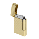 diamond head pattern gold l
