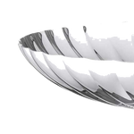 georg jensen bernadotte stainless steel dish on stand edge
