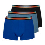 1 paul smith 3 pack blue boxer briefs with signature stripe m1a 915 p3pk33 1a