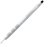 This Satin Chrome Classic Century Ballpoint Pen was designed by Cross.