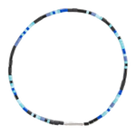 3 paul smith flat bead blue striped elastic bracelet m1a brac tflat 47 0